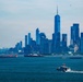 USCGC Vincent Danz sails towards New York City