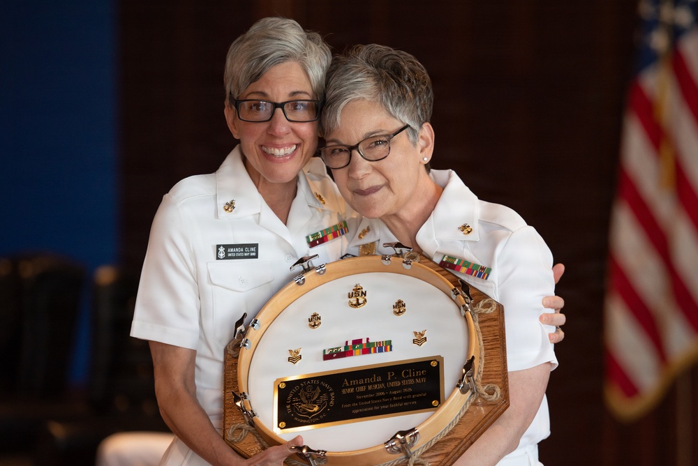 Senior Chief Musician Amanda Cline Retires after 20 Years