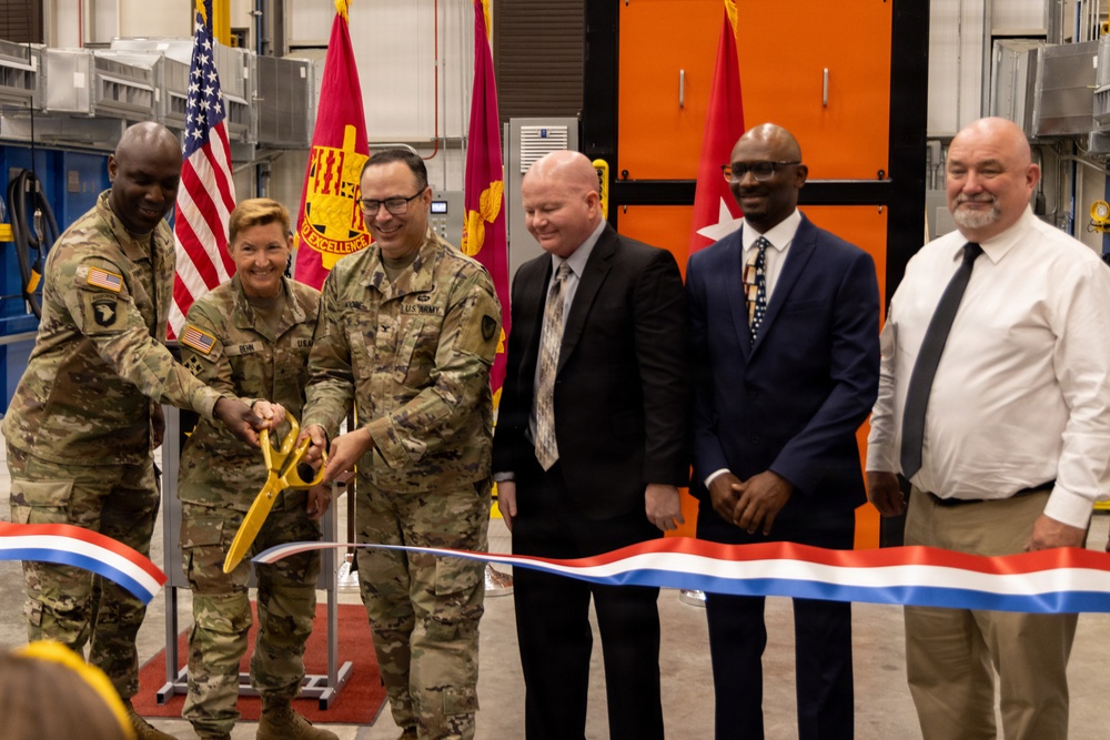 Anniston Army Depot Holds Ribbon Cutting for Welding Repair Facility