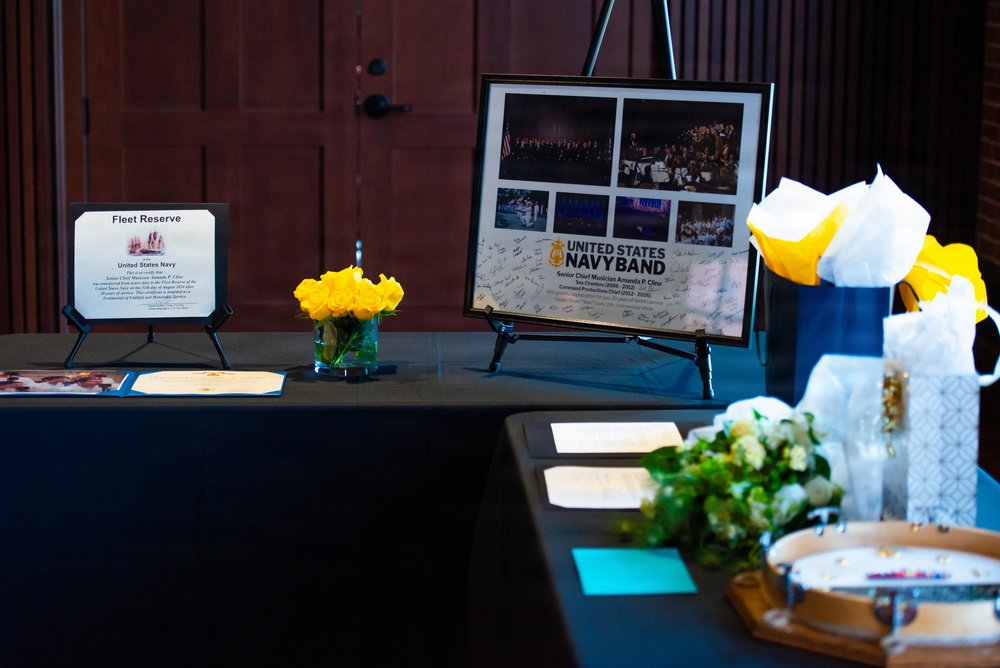 Senior Chief Musician Amanda Cline Retires after 20 Years