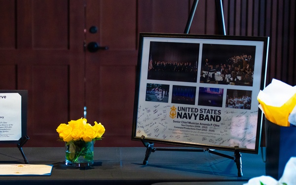 Senior Chief Musician Amanda Cline Retires after 20 Years