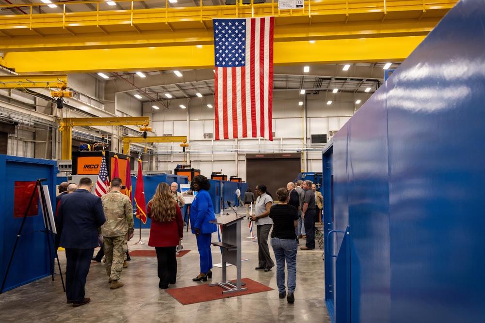 Anniston Army Depot Holds Ribbon Cutting for Welding Repair Facility