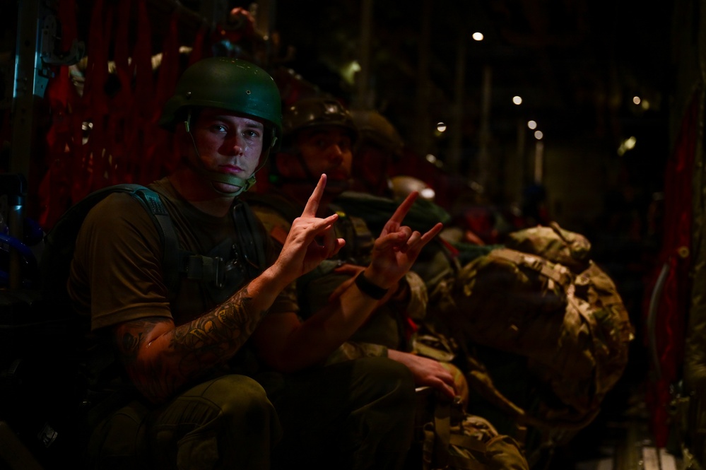 Airborne Forces Seize the Night during STORM FLAG 26-07