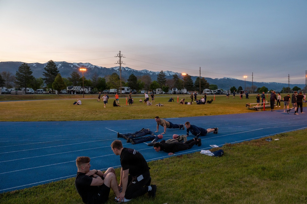 419th Security Forces Hosts Inaugural ‘Officer Down Workout’ for Police Week