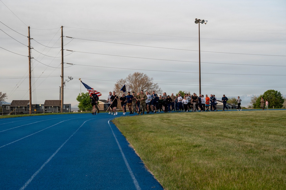 419th Security Forces Hosts Inaugural ‘Officer Down Workout’ for Police Week