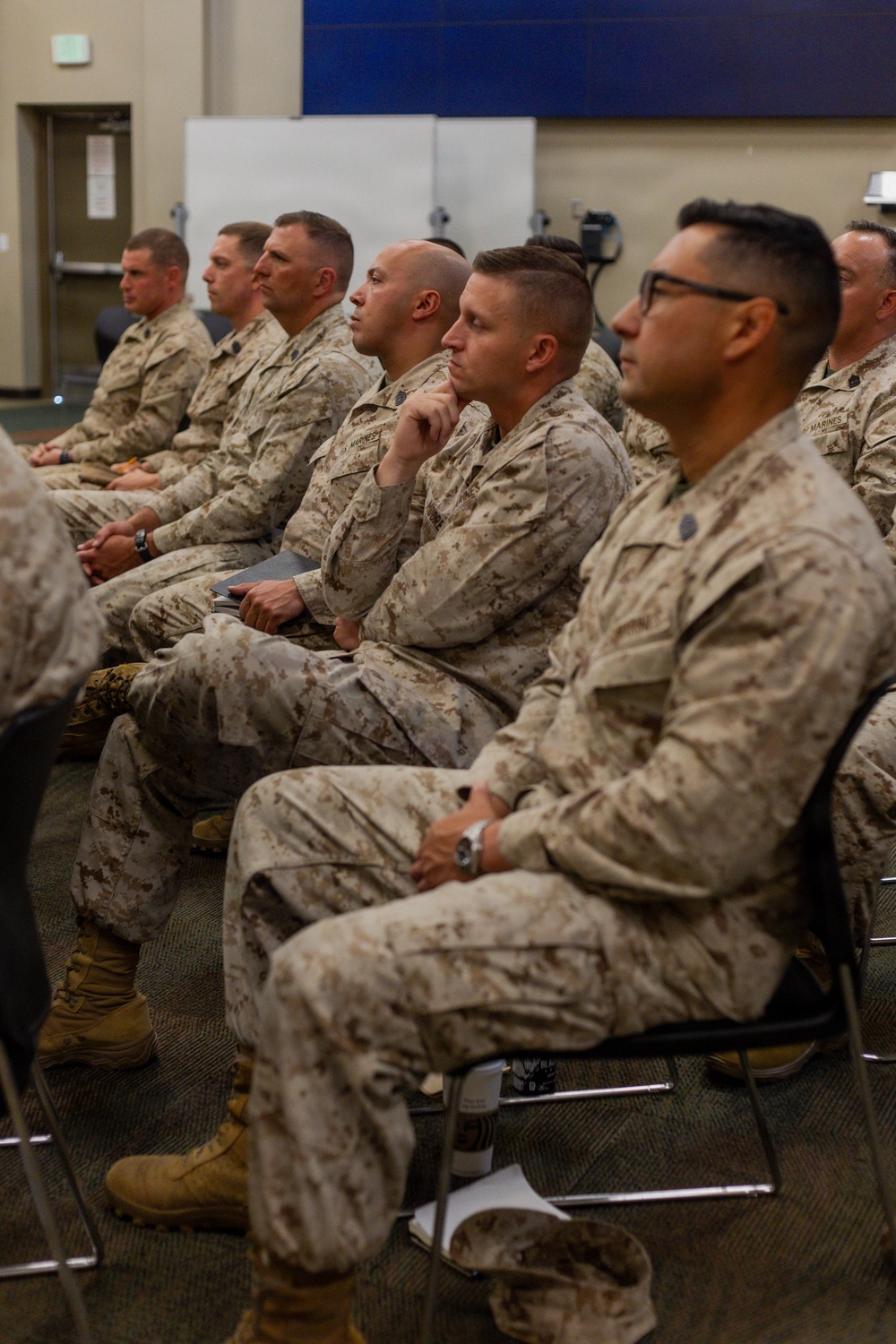 USMC Sgt. Maj. Ruiz Visits the Combat Center