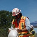U.S. Army Corps of Engineers Sacramento District employees participate in sandbagging training