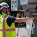U.S. Army Corps of Engineers Sacramento District employees participate in sandbagging training
