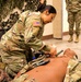 A Soldier with the 184th Expeditionary Sustainment Command, MSARNG, conducts Combat Life Saver (CLS) Training during Annual Training