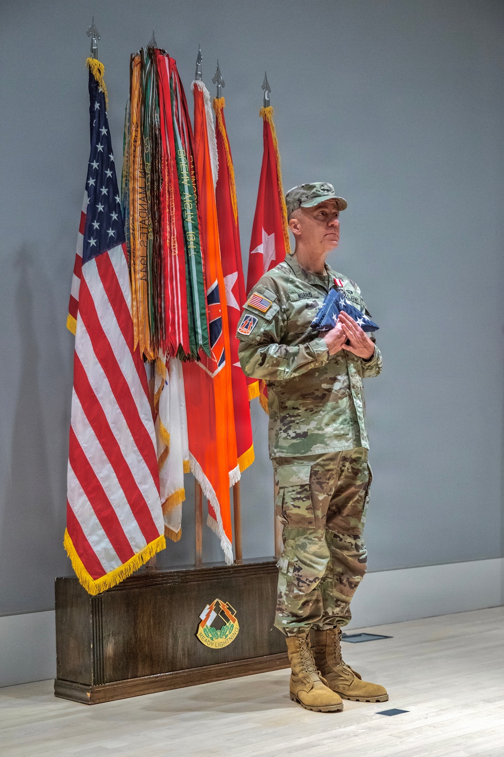 335th Signal Command (Theater) bids farewell to Maj. Gen. Jan Norris during retirement ceremony at Georgia Tech Research Institute