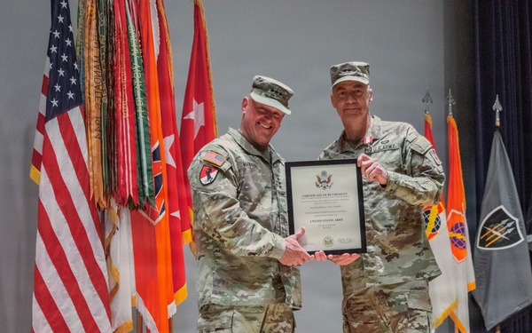335th Signal Command (Theater) bids farewell to Maj. Gen. Jan Norris during retirement ceremony at Georgia Tech Research Institute