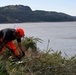U.S. Coast Guard Aids to Navigation crew members service shore aids and buoys on Lake Roosevelt in Washington.