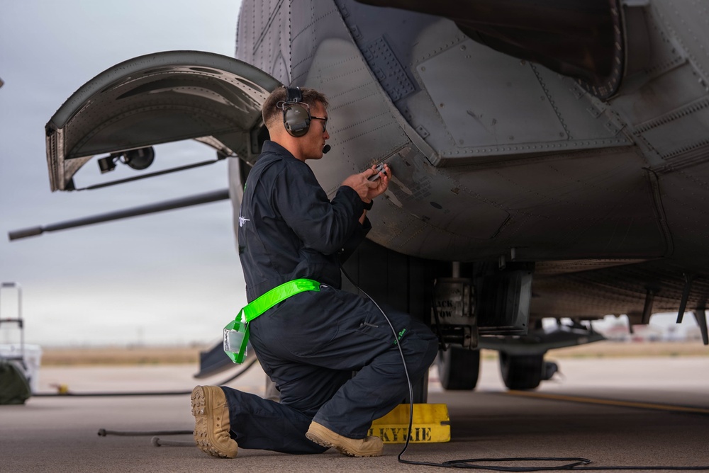 Dedicated crew chief program returns to Cannon flightline