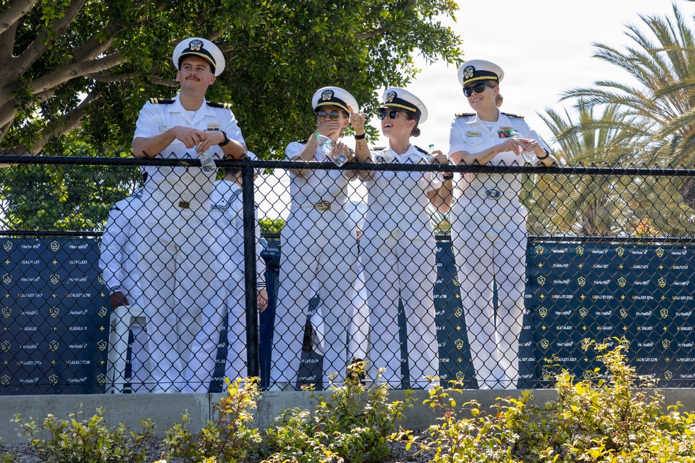Service Members visit LA Galaxy Stadium