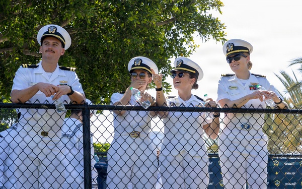 Service Members visit LA Galaxy Stadium