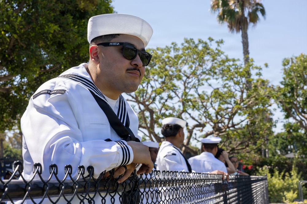 Service Members visit LA Galaxy Stadium