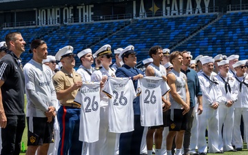 Service Members visit LA Galaxy Stadium