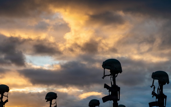 Members of the 25th Air Operations Support Squadron host a 24-hour memorial run for fallen TACP servicemembers