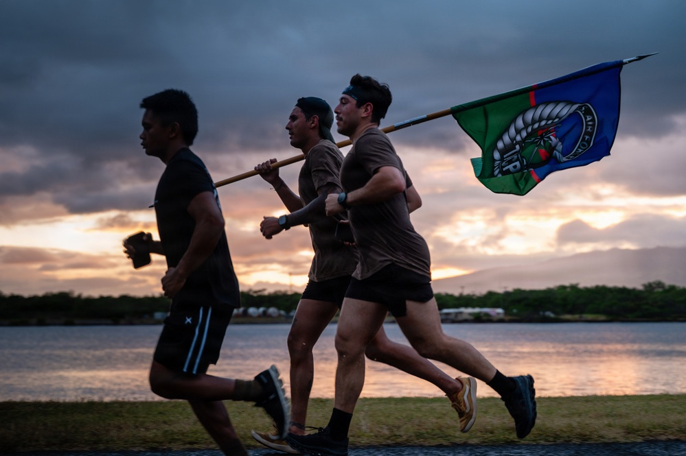 25th Air Operations Support Squadron host a 24-hour memorial run for fallen TACP servicemembers
