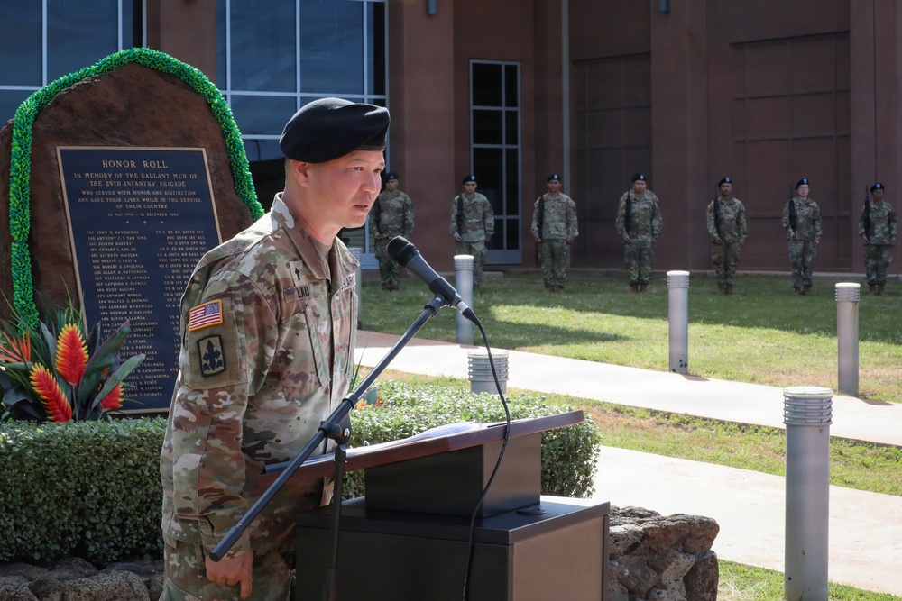 29th Infantry Brigade Combat Team 2026 Memorial Day Ceremony