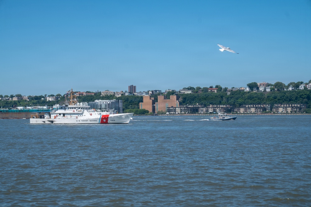 U.S. Coast Guard Cutter Vincent Danz arrives in New York City ahead of commissioning