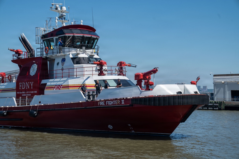 U.S. Coast Guard Cutter Vincent Danz arrives in New York City ahead of commissioning