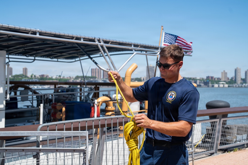 U.S. Coast Guard Cutter Vincent Danz arrives in New York City ahead of commissioning