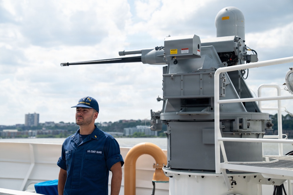 U.S. Coast Guard Cutter Vincent Danz arrives in New York City ahead of commissioning