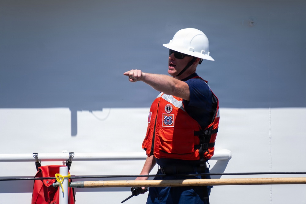 U.S. Coast Guard Cutter Vincent Danz arrives in New York City ahead of commissioning