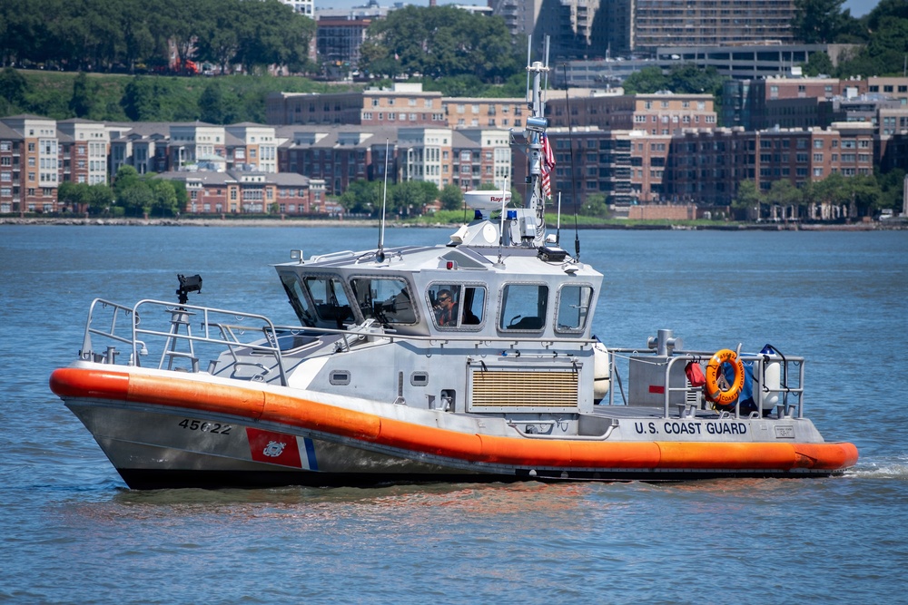 U.S. Coast Guard Cutter Vincent Danz arrives in New York City ahead of commissioning