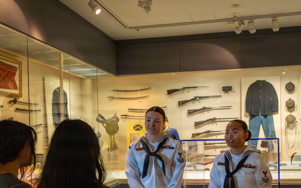 Sailors visit the National Civil War Museum during Harrisburg Navy Week