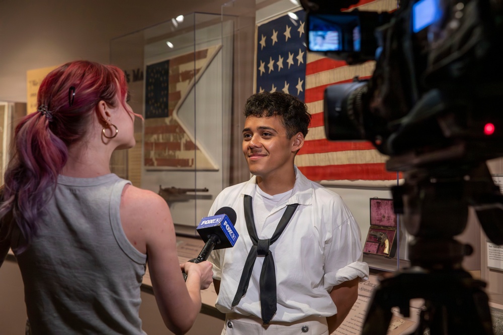 Sailors visit the National Civil War Museum during Harrisburg Navy Week