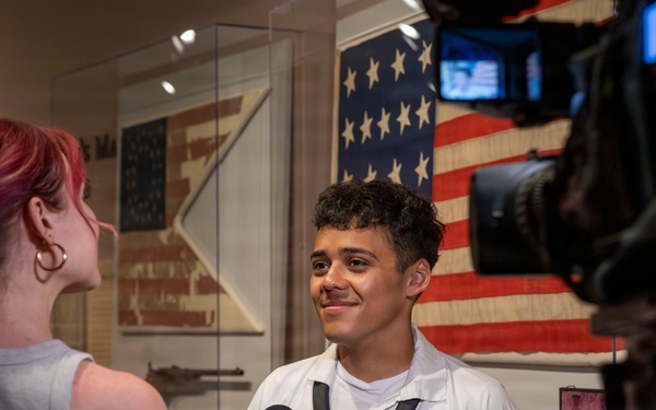 Sailors visit the National Civil War Museum during Harrisburg Navy Week
