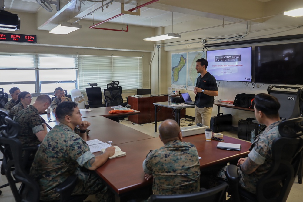 U.S. Navy Sailors with 3rd Marine Logistics Group Conduct Field Sterilization Training