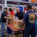 Sailors volunteer at Central Pennsylvania Food Bank during Harrisburg Navy Week