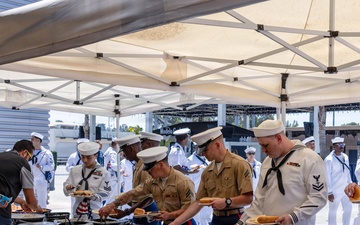 Service Members visit LA Galaxy Stadium