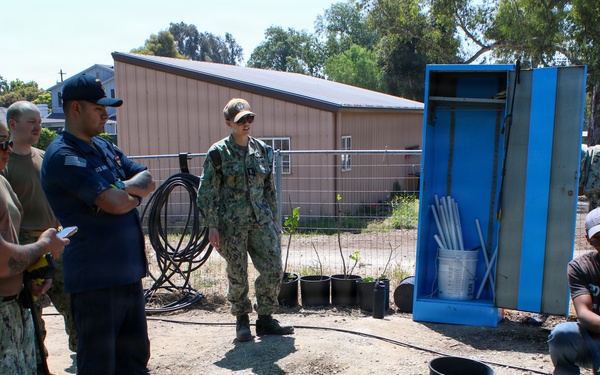 USS Essex Volunteers at the Veterans Garden