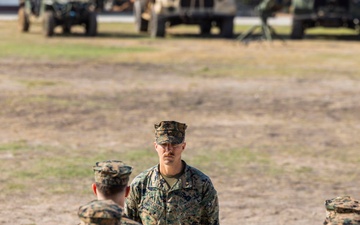 3rd Littoral Combat Team holds a change of command ceremony while deployed in the Philippines