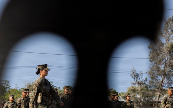 3rd Littoral Combat Team holds a change of command ceremony while deployed in the Philippines