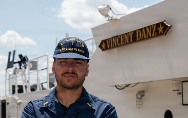 U.S. Coast Guard Cutter Vincent Danz arrives in New York City ahead of commissioning
