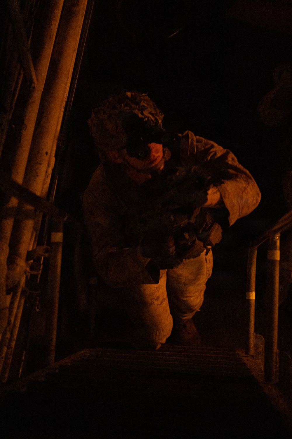 Marines Conduct Breaching and Clearing Training