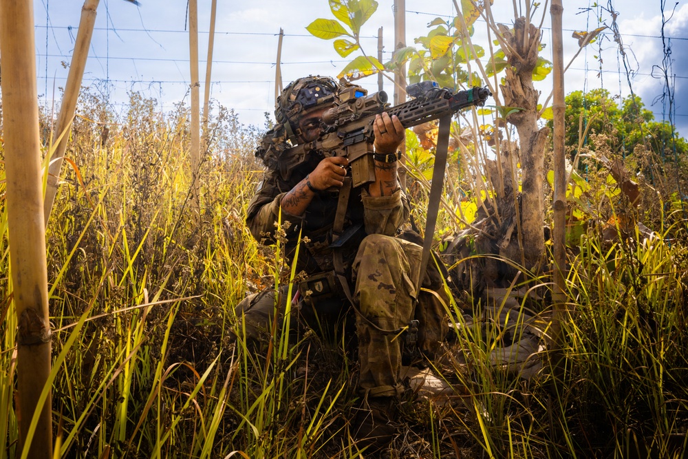 Salaknib 2026: U.S. and Philippine Forces Clear an Objective during JPMRC-X
