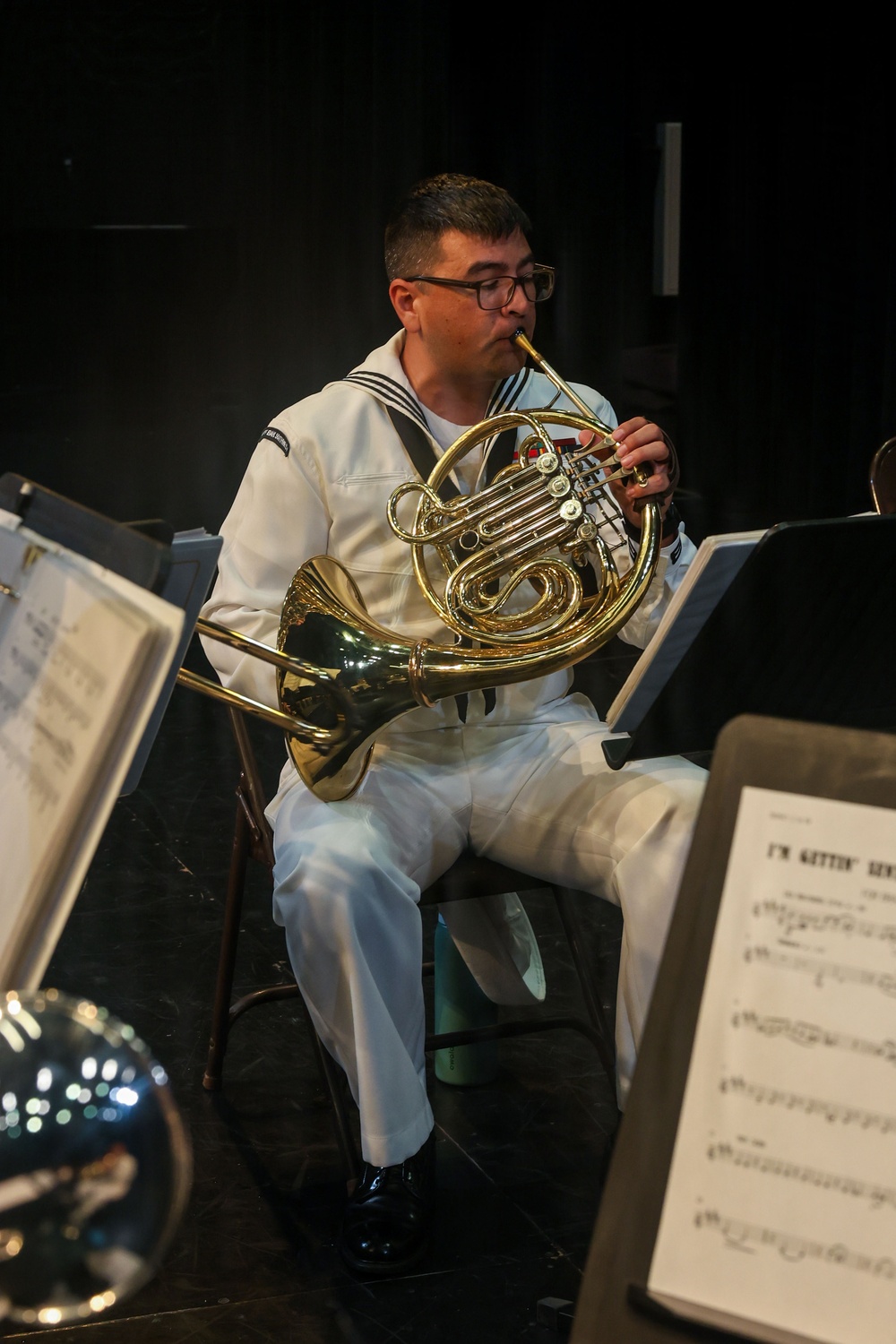 Navy Band Southwest San Diego visits South HS