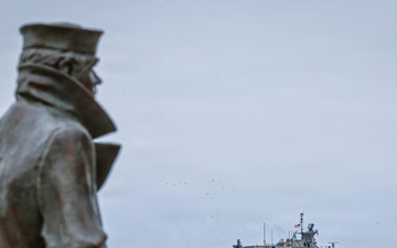 USS Cleveland (LCS 31) departs namesake city after commissioning week