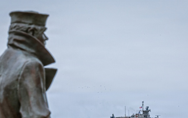 USS Cleveland (LCS 31) departs namesake city after commissioning week