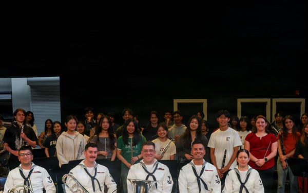 Navy Band Southwest San Diego visits South HS