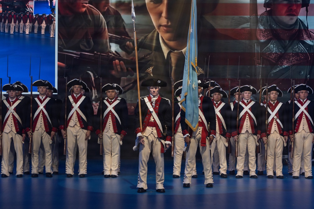 Maj. Gen. Bobby Christine hosts the Twilight Tattoo