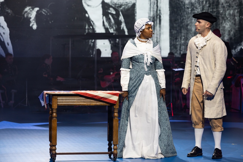 Maj. Gen. Bobby Christine hosts the Twilight Tattoo