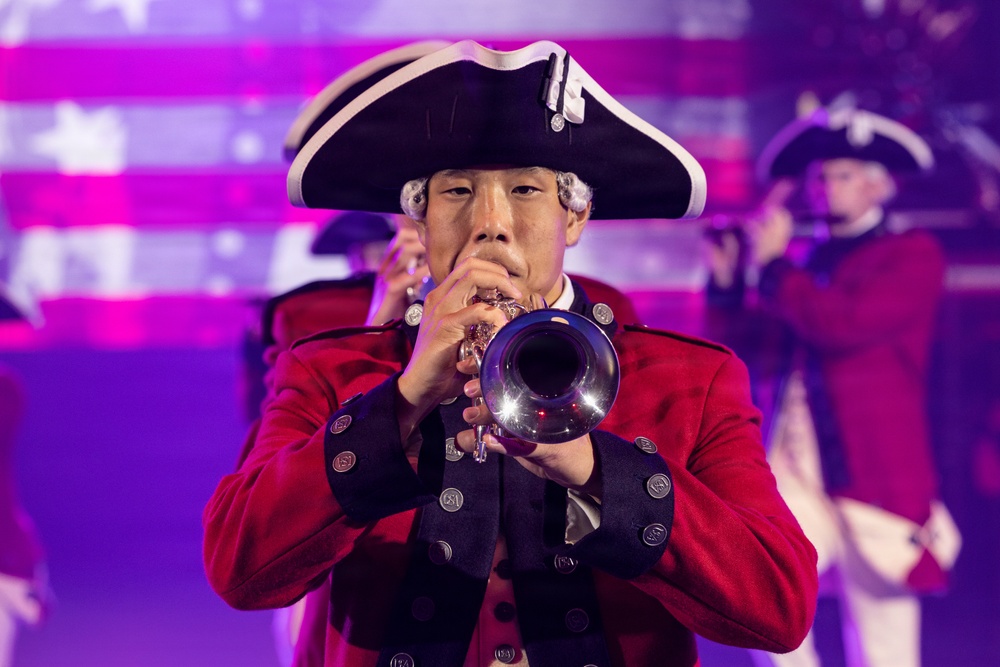 Maj. Gen. Bobby Christine hosts the Twilight Tattoo