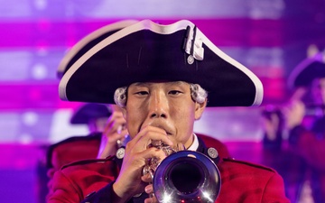 Maj. Gen. Bobby Christine hosts the Twilight Tattoo